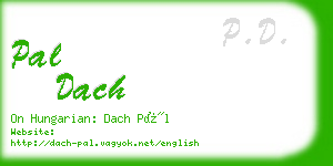 pal dach business card